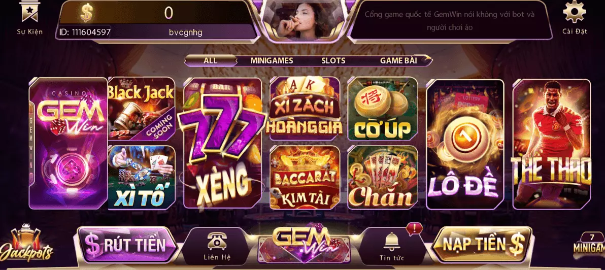 Gem win app - Quy trình tải ứng dụng trong vòng 3 phút